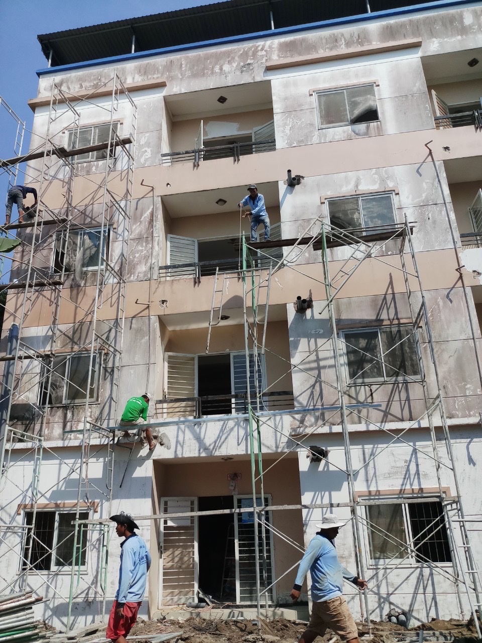 cong trinh son ngoai that cho co so 1