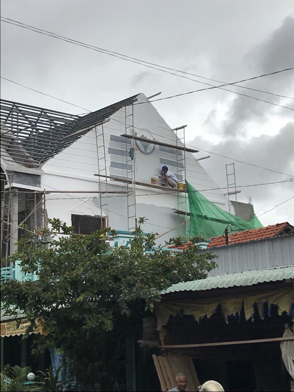 cong trinh son noi that va ngoai that nha 2 tang 1