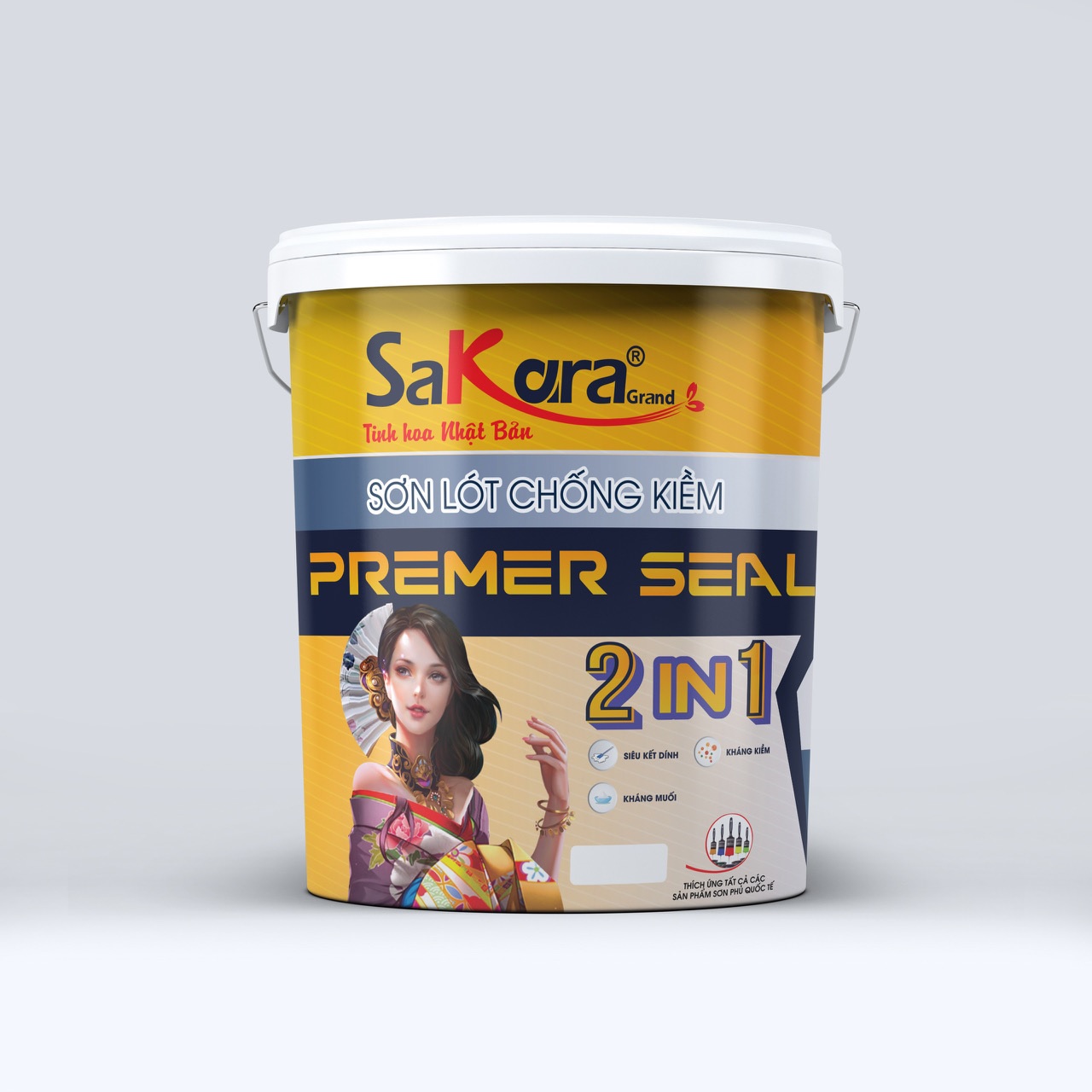 Sơn chống Kiềm ngoại thất 2 in 1 SAKARA PRIMER SEALER